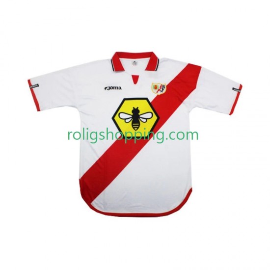 Fotbollströja Rayo Vallecano 2000 2001 Retro Män Hemmaställ Kort ärm