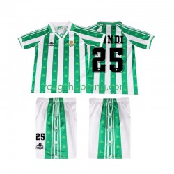 Fotbollströja Real Betis FINIDI 25 1996 1997 Retro Barn Hemmaställ Kort ärm