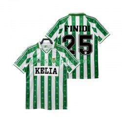 Fotbollströja Real Betis FINIDI 25 1995 1996 Retro Män Hemmaställ Kort ärm