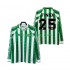 Fotbollströja Real Betis FINIDI 25 1996 1997 Retro Män Hemmaställ Lång ärm