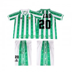 Fotbollströja Real Betis Tomas Olias 20 1996 1997 Retro Barn Hemmaställ Kort ärm