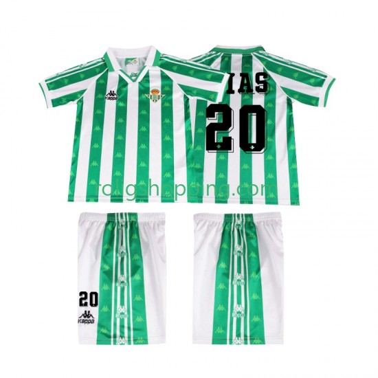 Fotbollströja Real Betis Tomas Olias 20 1996 1997 Retro Barn Hemmaställ Kort ärm