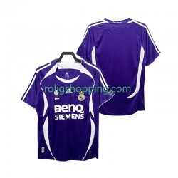 Fotbollströja Real Madrid 2007 Retro Män Bortaställ 2006 Kort ärm