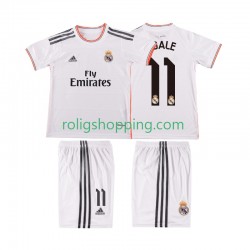 Fotbollströja Real Madrid BALE 11 2013 2014 Retro Barn Hemmaställ Kort ärm