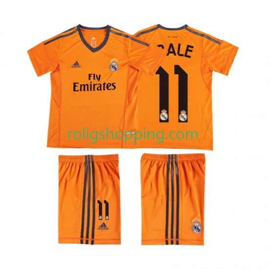 Fotbollströja Real Madrid BALE 11 2013 2014 Retro Barn Tredjeställ Kort ärm