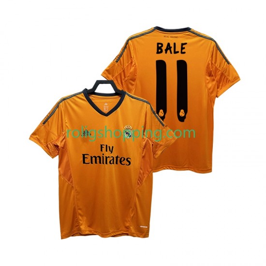 Fotbollströja Real Madrid BALE 11 2013 2014 Retro Män Tredjeställ Kort ärm