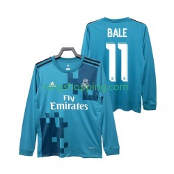 Fotbollströja Real Madrid BALE 11 2017 2018 Retro Män Tredjeställ Lång ärm