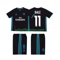 Fotbollströja Real Madrid Bale 11 2017 2018 Retro Barn Bortaställ Kort ärm