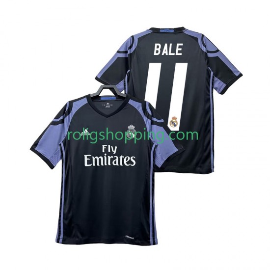 Fotbollströja Real Madrid Bale 11 2016 2017 Retro Män Tredjeställ Kort ärm