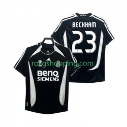Fotbollströja Real Madrid Beckham 23 2007 Retro Män Tredjeställ 2006 Kort ärm