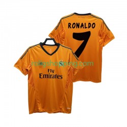 Fotbollströja Real Madrid CRISTIANO RONALDO 7 2013 2014 Retro Män Tredjeställ Kort ärm
