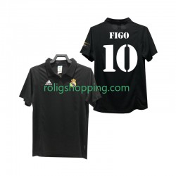 Fotbollströja Real Madrid FIGO 10 2002 2003 Retro Män Bortaställ Kort ärm
