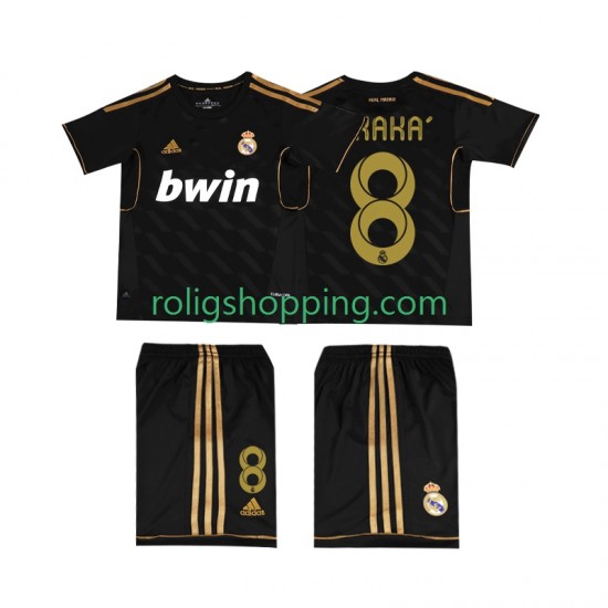 Fotbollströja Real Madrid KAKA 8 -2012 Retro Barn Bortaställ 2011 Kort ärm