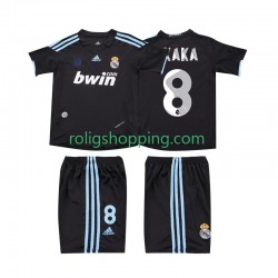 Fotbollströja Real Madrid KAKA 8 2009 Retro Barn Bortaställ 2010 Kort ärm
