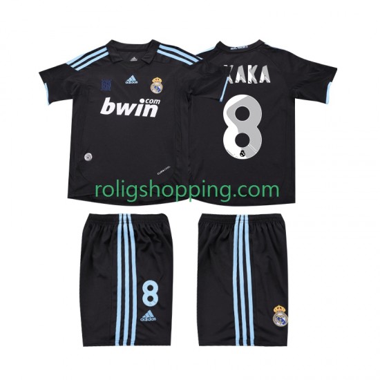 Fotbollströja Real Madrid KAKA 8 2009 Retro Barn Bortaställ 2010 Kort ärm