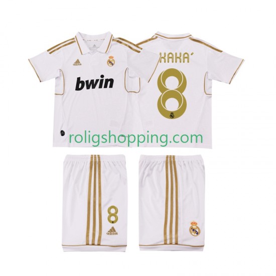 Fotbollströja Real Madrid KAKA 8 2012 Retro Barn Hemmaställ 2011 Kort ärm
