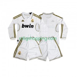 Fotbollströja Real Madrid 2012 Retro Barn Hemmaställ 2011 Lång ärm