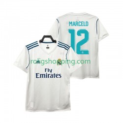 Fotbollströja Real Madrid MARCELD 12 2017 2018 Retro Män Hemmaställ Kort ärm