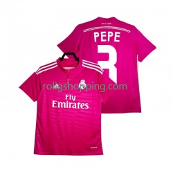 Fotbollströja Real Madrid PEPE 3 2014 2015 Retro Män Bortaställ Kort ärm