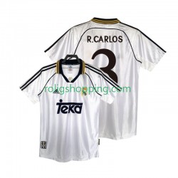 Fotbollströja Real Madrid R.CARLOS 3 1998 2000 Retro Män Hemmaställ Kort ärm