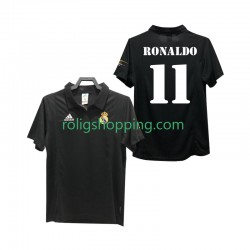 Fotbollströja Real Madrid RONALDO 11 2002 2003 Retro Män Bortaställ Kort ärm