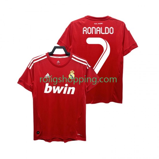 Fotbollströja Real Madrid RONALDO 7 2012 Retro Män Tredjeställ 2011 Kort ärm