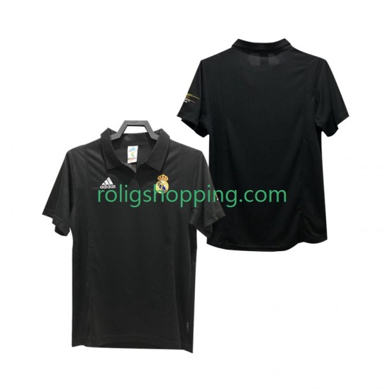 Fotbollströja Real Madrid 2002 2003 Retro Män Bortaställ Kort ärm