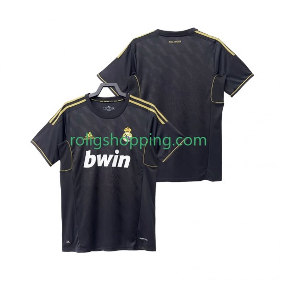 Fotbollströja Real Madrid 2012 Retro Män Bortaställ 2011 Kort ärm