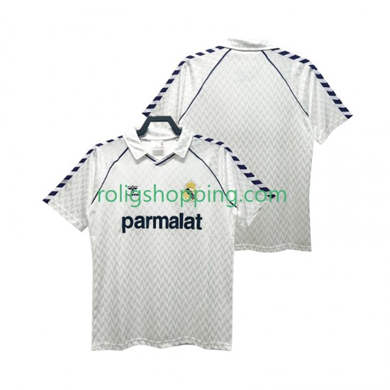Fotbollströja Real Madrid 1986 1987 Retro Män Hemmaställ Kort ärm