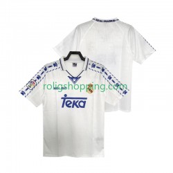 Fotbollströja Real Madrid 1996 1997 Retro Män Hemmaställ Kort ärm