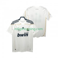Fotbollströja Real Madrid 2009 Retro Män Hemmaställ 2010 Kort ärm