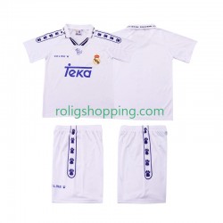 Fotbollströja Real Madrid 1996 Retro Barn Hemmaställ 1994 Kort ärm