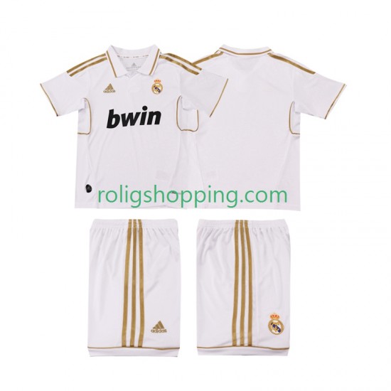 Fotbollströja Real Madrid 2012 Retro Barn Hemmaställ 2011 Kort ärm