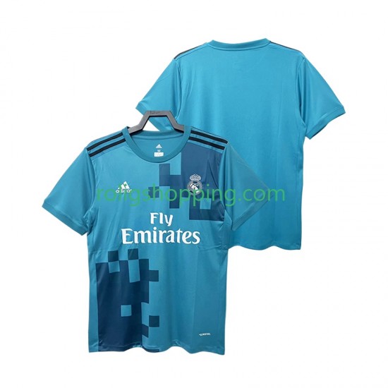 Fotbollströja Real Madrid 2017 2018 Retro Män Tredjeställ Kort ärm