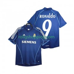 Fotbollströja Real Madrid Ronaldo 9 2005 Retro Män Bortaställ 2006 Kort ärm