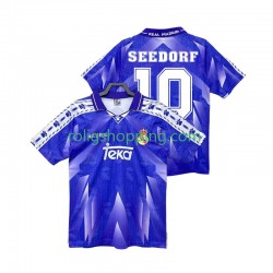 Fotbollströja Real Madrid SEEDORF 10 1996 1997 Retro Män Bortaställ Kort ärm