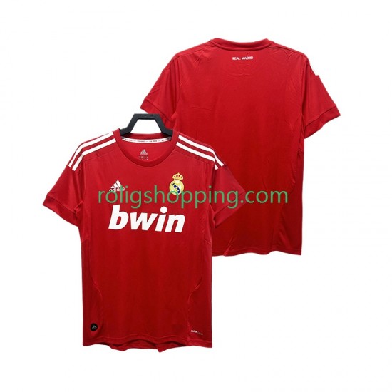 Fotbollströja Real Madrid 2012 Retro Män Tredjeställ 2011 Kort ärm