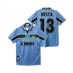 Fotbollströja SS Lazio NESTA 13 1998 Retro Män Hemmaställ 1999 Kort ärm