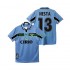 Fotbollströja SS Lazio NESTA 13 1998 Retro Män Hemmaställ 1999 Kort ärm