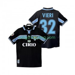 Fotbollströja SS Lazio VIERI 32 1998 Retro Män Bortaställ 1999 Kort ärm