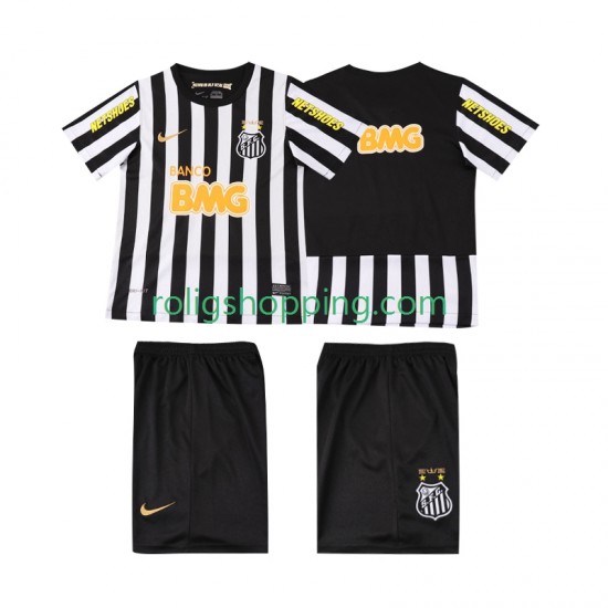 Fotbollströja Santos 2013 Retro Barn Bortaställ Kort ärm