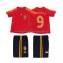 Fotbollströja Spanien TORRES 9 Retro Barn Hemmaställ 2008 Kort ärm
