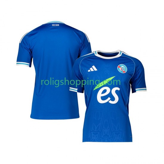 Fotbollströja Strasbourg Män Hemmaställ 2025-2026 Kort ärm