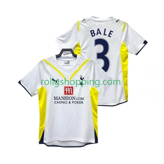 Fotbollströja Tottenham Hotspur BALE 3 2009 Retro Män Hemmaställ 2010 Kort ärm