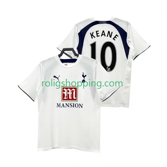 Fotbollströja Tottenham Hotspur Keane 10 2007 Retro Män Hemmaställ 2006 Kort ärm