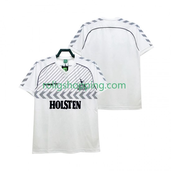 Fotbollströja Tottenham Hotspur 1986 Retro Män Hemmaställ Kort ärm