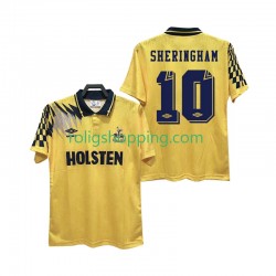 Fotbollströja Tottenham Hotspur SHERINGHAM 10 1992 Retro Män Bortaställ 1994 Kort ärm