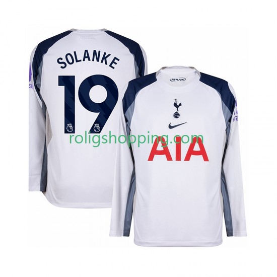 Fotbollströja Tottenham Hotspur Solanke 19 Män Hemmaställ 2025-2026 Lång ärm