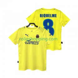Fotbollströja Villarreal CF RIQUELME 8 2005 Retro Män Hemmaställ 2006 Kort ärm