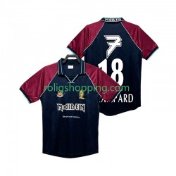 Fotbollströja West Ham United LAMPARD 18 Iron Maiden Retro Män Hemmaställ 1999 Kort ärm